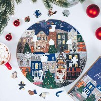 Wooden Holiday Puzzles Image 1