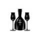 Jet-Black Cognac Gift Sets Image 1