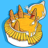 Chicken-Themed Virtual Art Image 1