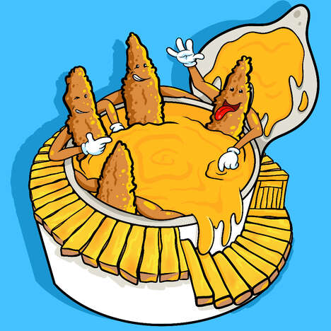 Chicken-Themed Virtual Art