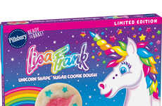 Unicorn Shape Sugar Cookie Dough