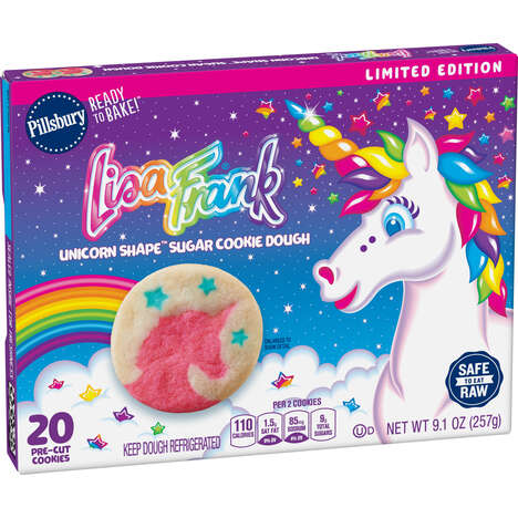 Unicorn Shape Sugar Cookie Dough