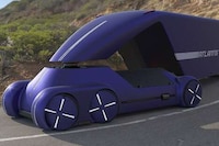 Autonomous Cabin-Free Shipping Trucks Image 6