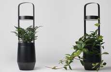 Basket-Inspired Smart Planters