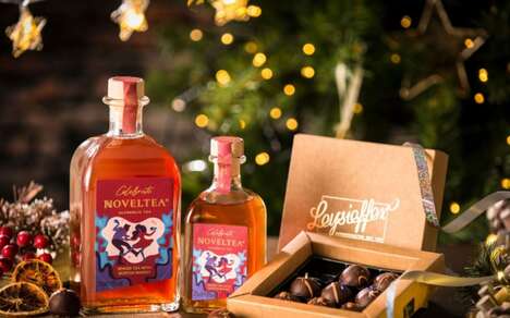 Alcoholic Tea-Infused Chocolates