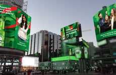 Consumer-Focused Festive Billboards
