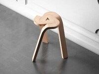 Interlocking Wooden Stools Image 2