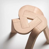 Interlocking Wooden Stools Image 4