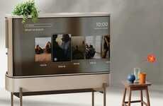 Retractable Screen TV Sets