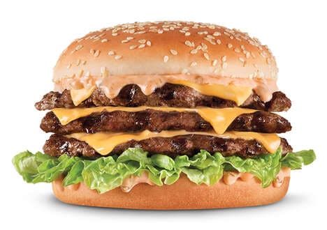 Upsized QSR Burgers