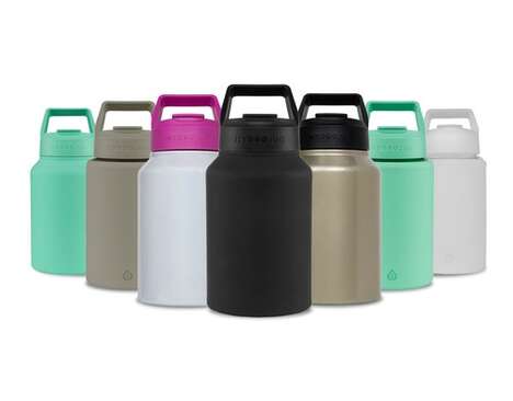 Widemouthed Stainless Steel Jugs