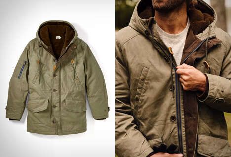 Waxed Weather-Resistant Parkas