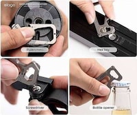 Multitool Titanium Carabiner Clips Image 2