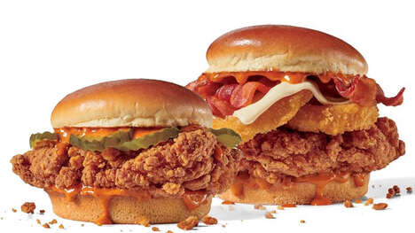 Mystery Sauce-Topped Sandwiches