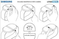 Rollable Smartwatch Screens