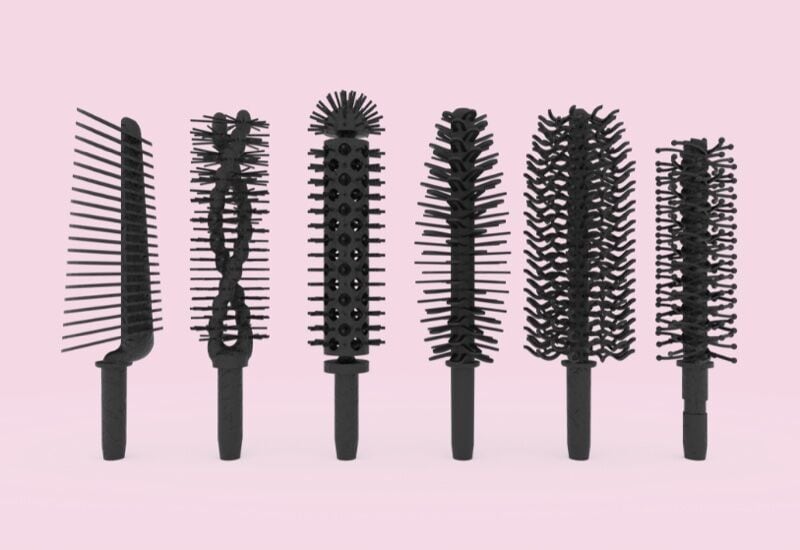 Bespoke 3D-Printed Makeup Brushes