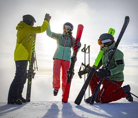 Folding Travel-Friendly Winter Skis