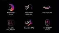 High-End Minimalist Gamer Earbuds Image 2