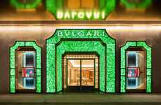 Recycled Glass Retail Facades