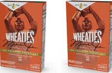 Historic Athlete Cereal Packaging