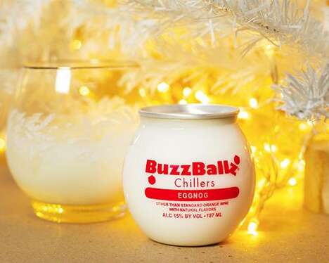 Prepackaged Eggnog Cocktails