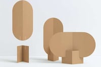 Flatpack Cardboard Room Dividers Image 4
