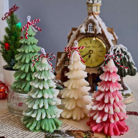 Sculpted Holiday Candles