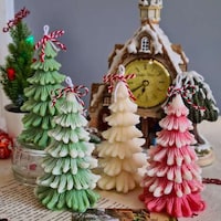 Sculpted Holiday Candles Image 1