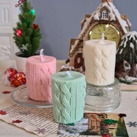 Sculpted Holiday Candles Image 5