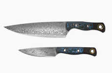 Ultra-Luxe Damasteel Kitchen Knives