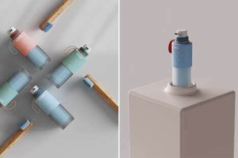 Sustainable Reusable Toothpaste Containers
