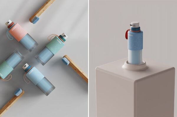 Sustainable Reusable Toothpaste Containers