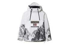 Mountain Top-Patterned Anoraks