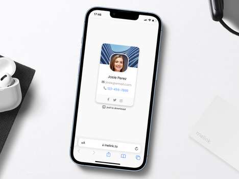 Digitized Business Contact Cards