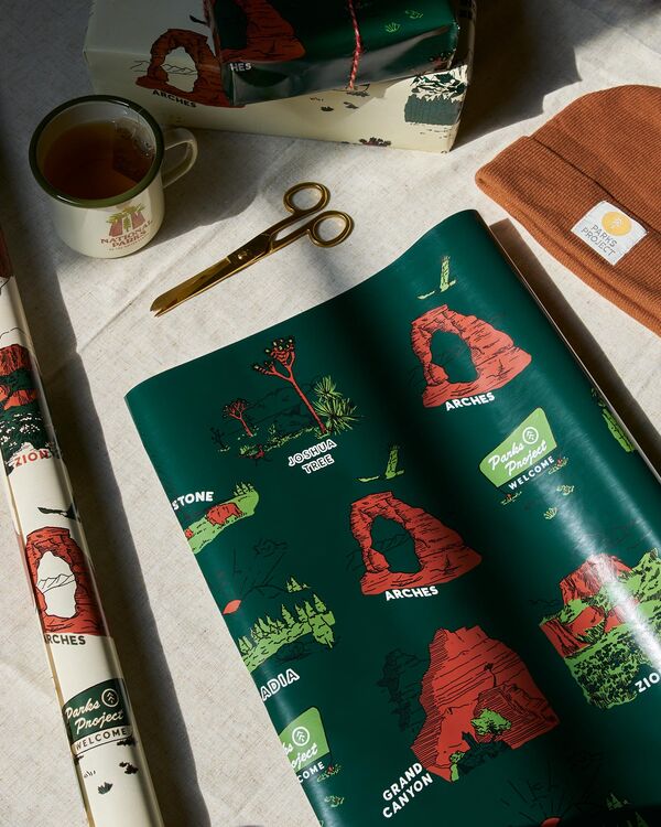 Parks-Themed Wrapping Paper