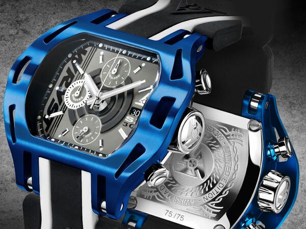 Exclusive Blueish Metallic Timepieces Wryst Force SX300