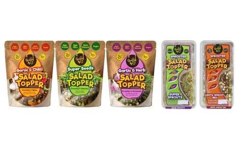 Ready-to-Eat Sprouted Salad Toppers