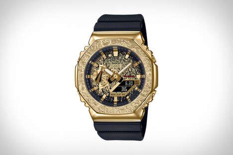 Golden Moon-Inspired Timepieces