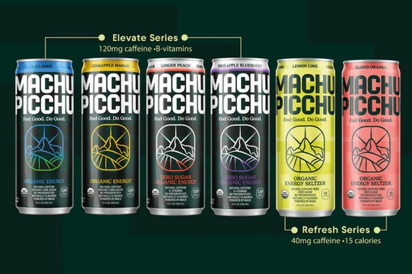 Organic Zero-Sugar Energy Drinks