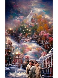 AI-Generated Christmas Posters Image 1