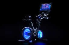 Immersive Futuristic Fitness Bikes