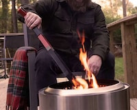 Tong-Style Fire Pit Utensils Image 1