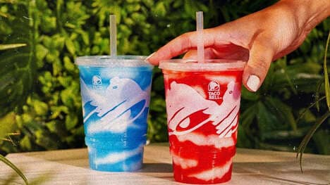 Swirled Mixed Berry Slushies