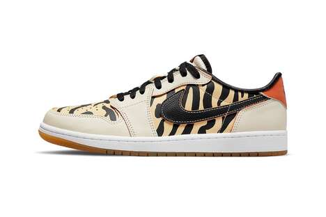 Exclusive Tiger Striped Sneakers