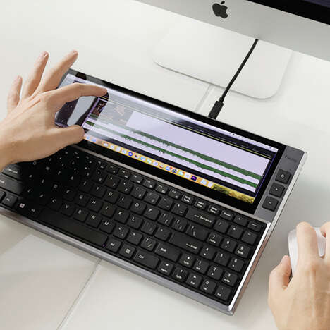 Productive Screen-Equipped Keyboards