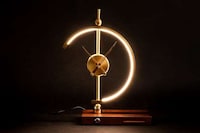 Nautically Themed Metallic Lamps