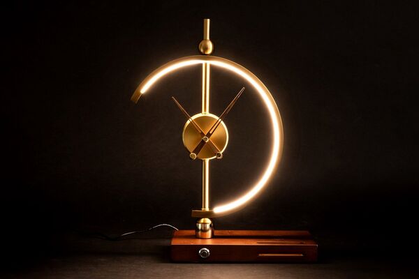 Nautically Themed Metallic Lamps