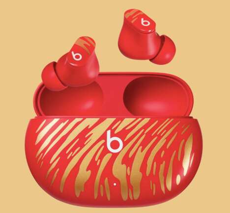 Tiger-Themed Earbuds