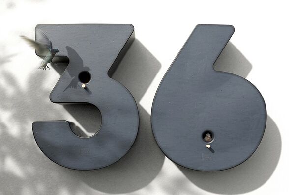 Birdhouse-Integrated Address Signs