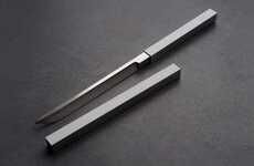 Minimalist Handmade Katana-Style Knives